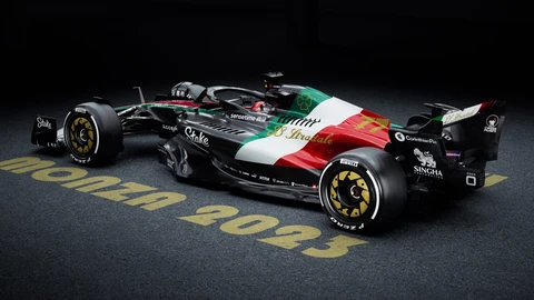 Alfa Romeo estrena diseño en el GP de Italia 2023