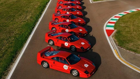 Video: El Legacy Tour 2023 celebró la mítica Ferrari F40 en Fiorano