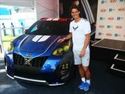Rafa Nadal muestra en el Australian Open la última KIA X-Car 