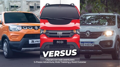 Versus: Renault Kwid Outsider, Fiat Mobi Trekking, Suzuki S-Presso Adventure