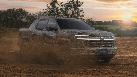 Volkswagen Amarok 2027 se deja ver por primera vez en Barretos