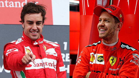 F1: ¿Quién fue mejor en escudería Ferrari, Fernando Alonso o Sebastian Vettel?