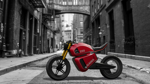 NAWA Racer, la primera moto con batería híbrida debuta en el EICMA 2021