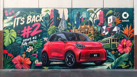 El Smart #2 se deja ver en murales de seis ciudades alrededor del mundo