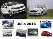 Los 10 autos más vendidos en Argentina en julio de 2018