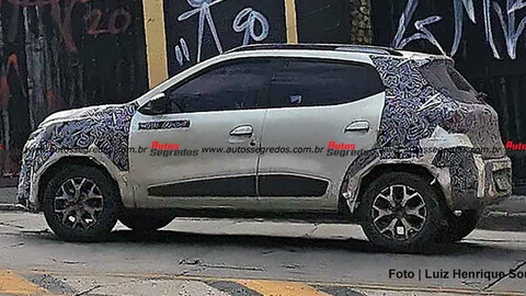 Espían camuflado al restyling del Renault Kwid sudamericano