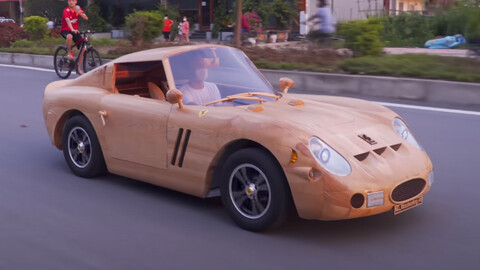 La Ferrari más cara del mundo fue recreada en madera por un taller vietnamita