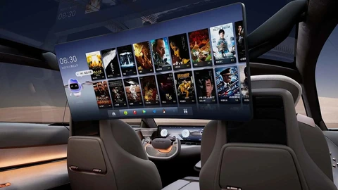 Skyworth Skyhome es el auto chino con la pantalla trasera más grande