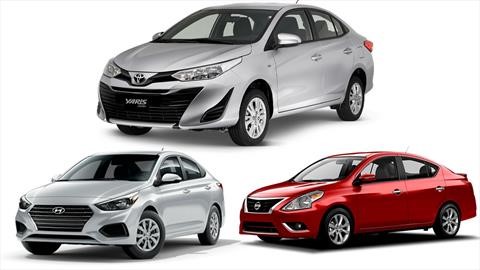 Toyota Yaris, Nissan Versa y Hyundai Accent son los sedanes pequeños más vendidos del mundo