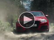 Audi RS 3 Sportback y el auto de rally Quattro mano a mano 