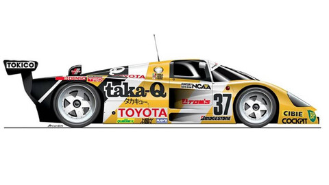 Todos los modelos que utilizó Toyota en las 24 Horas de Le Mans