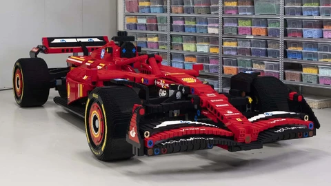 Esta Ferrari SF-24 de Lego a escala real no está a la venta