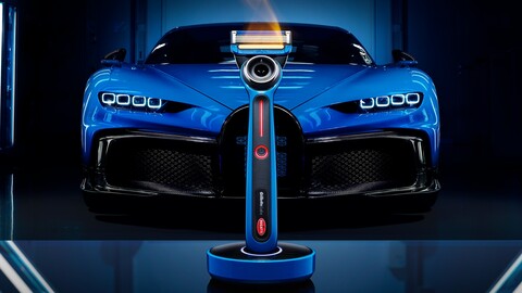 Máquina para afeitar inspirada en el Bugatti Chiron