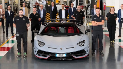 Lamborghini ha fabricado 10.000 unidades de su modelo Aventador