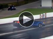 Video: un Mustang de piques, a punto de sufrir un accidente ¿habilidad o suerte?