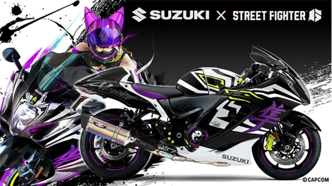 Suzuki presenta la Hayabusa Tuned by Juri, una moto inspirada en Street Fighter