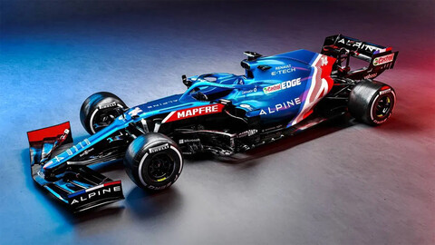 Alpine A521-Renault, el auto que conducirá Fernando Alonso en la F1 2021
