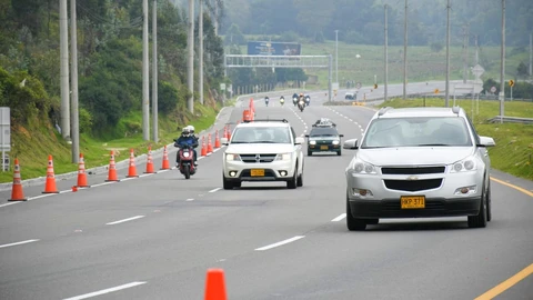 Leve reducción de accidentalidad vial en Colombia durante primer trimestre de 2025