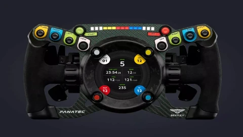 Fanatec y Bentley desarrollan volante para Playstation idéntico al real