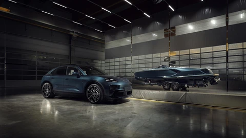 Porsche Macan eléctrico impulsa lancha Frauscher 790 Spectre