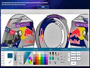 Diseña el casco de Sebastián Vettel, el piloto de Fórmula 1