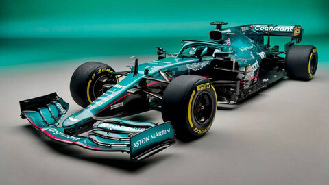F1 2021: Aston Martin AMR21-Mercedes, el modelo que buscará reverdecer laureles