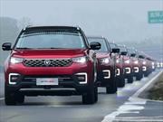 55 camionetas autónomas de Changan establecen récord mundial