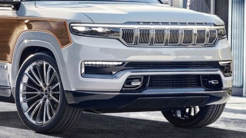 ¿Te imaginás al Jeep Grand Wagoneer Concept con los clásicos paneles de madera?