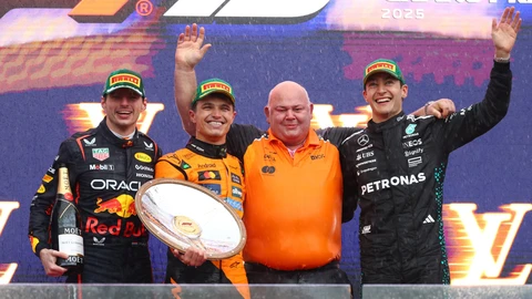 Fórmula 1 2025: Lando Norris ganó un lluvioso GP de Australia