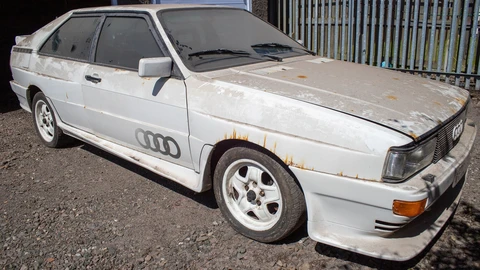 Audi Quattro Turbo 1982 encontrado después de 30 años