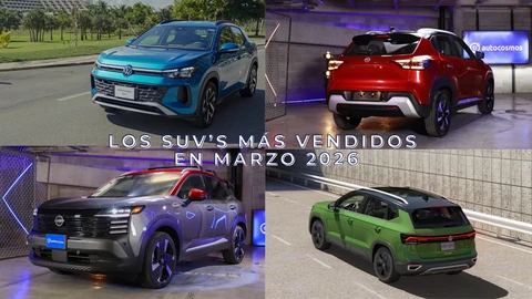 Los 10 SUVs más vendidos en marzo 2026