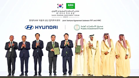 Hyundai instalará una planta de fabricación de autos en Arabia Saudita