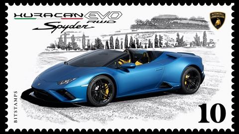 Lamborghini estrena colección de sellos postales digitales