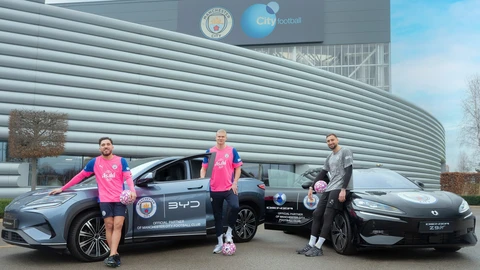 BYD se convierte en socio automotor oficial del Manchester City