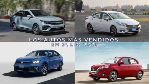 Los 10 autos más vendidos en julio 2025
