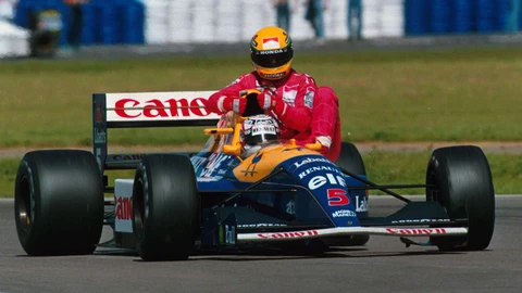 Subasta el Williams con el que Nigel Mansell llevó a Ayrton Senna