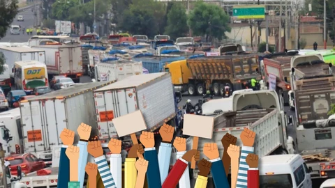 En pie megabloqueo de carreteras para el 24 de noviembre: dónde, hora y alternativas viales