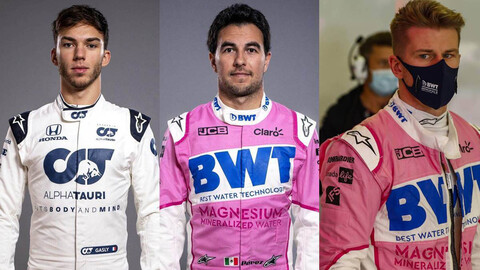 Sergio Pérez, Pierre Gasly y Nico Hülkenberg son los protagonistas de los fichajes de la F1 2021