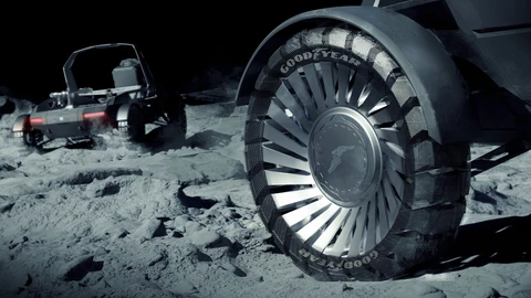 Goodyear pone sus ruedas en la Luna