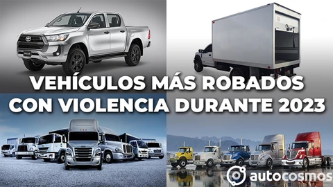 Los vehículos más robados con violencia en México durante 2023