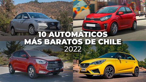 ¿Cuáles son los 10 autos automáticos más baratos de Chile este 2022?