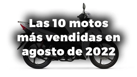 Las 10 motos más vendidas en Argentina en agosto de 2022
