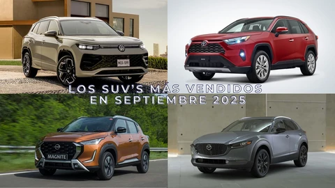 Los 10 SUVs más vendidos en septiembre 2025