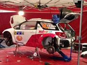 Listo el Citroën DS3 WRC en que competirá el mexicano Benito Guerra en el Rally de México