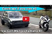 Volkswagen Golf de 1,000 HP contra una Yamaha R1 Super Bike ¿Cuál gana?