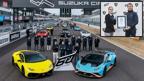 251 Lamborghini juntos marcan nuevo récord mundial