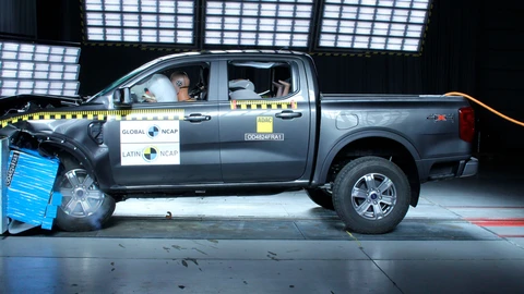 Así le fue a la Ford Ranger argentina en las pruebas de seguridad de Latin NCAP