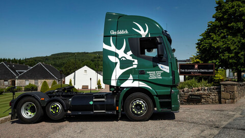 Glenfiddich alimentará sus camiones con los desechos de la producción del Whisky