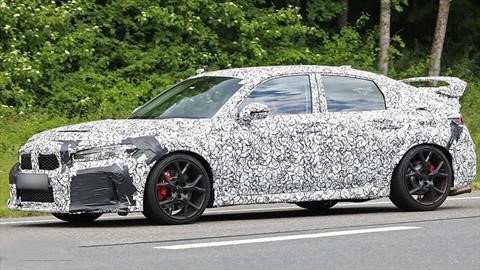 El nuevo Honda Civic Type R eléctrico se muestra camuflado