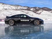 Nissan GT-R rompe récord de velocidad sobre hielo
